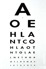 Eyesight chart