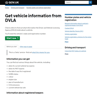 Vehicle information
